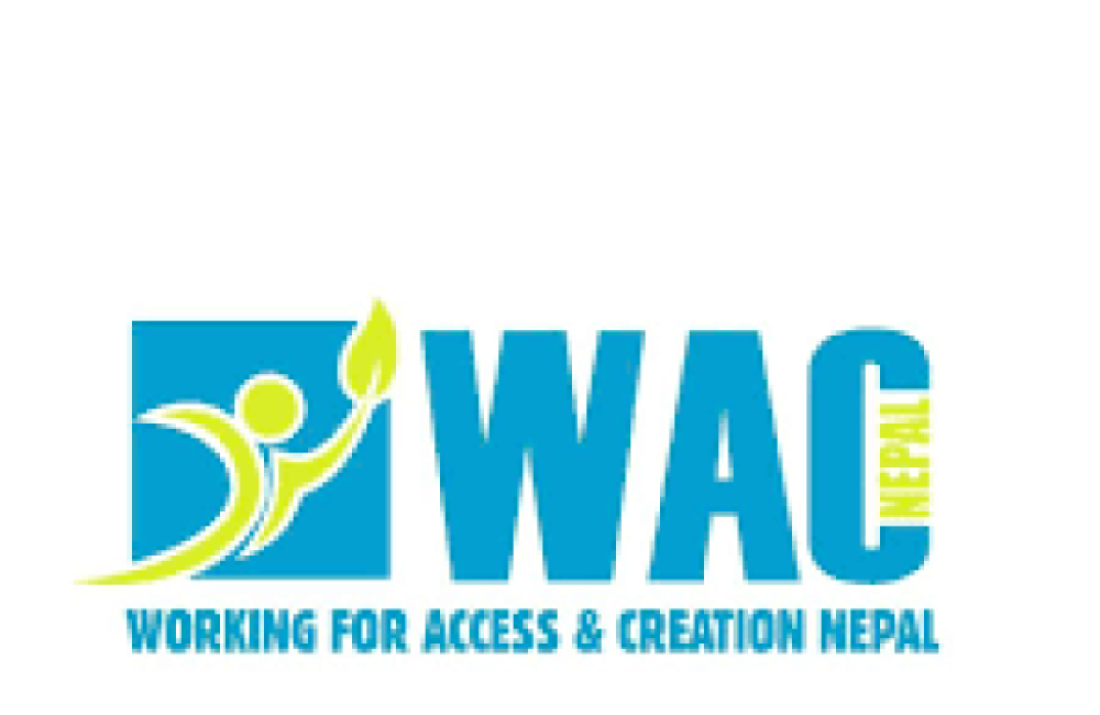 Working for Access and Creation, Nepal (WAC- Nepal) Logo