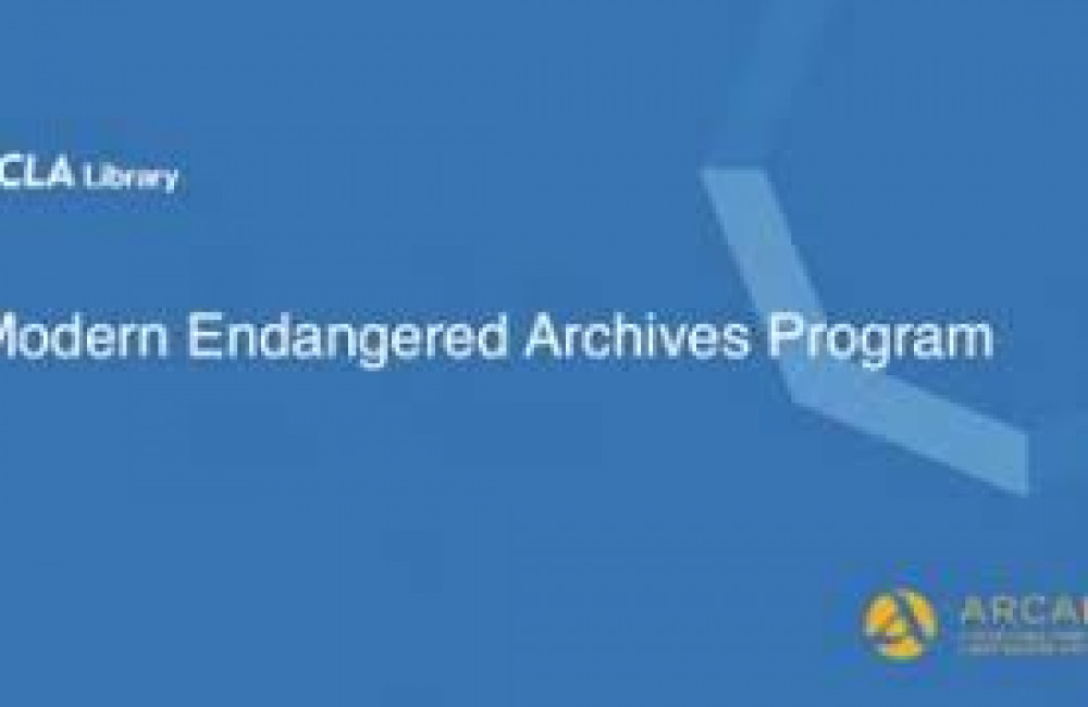 Modern Endangered Archives Program Logo